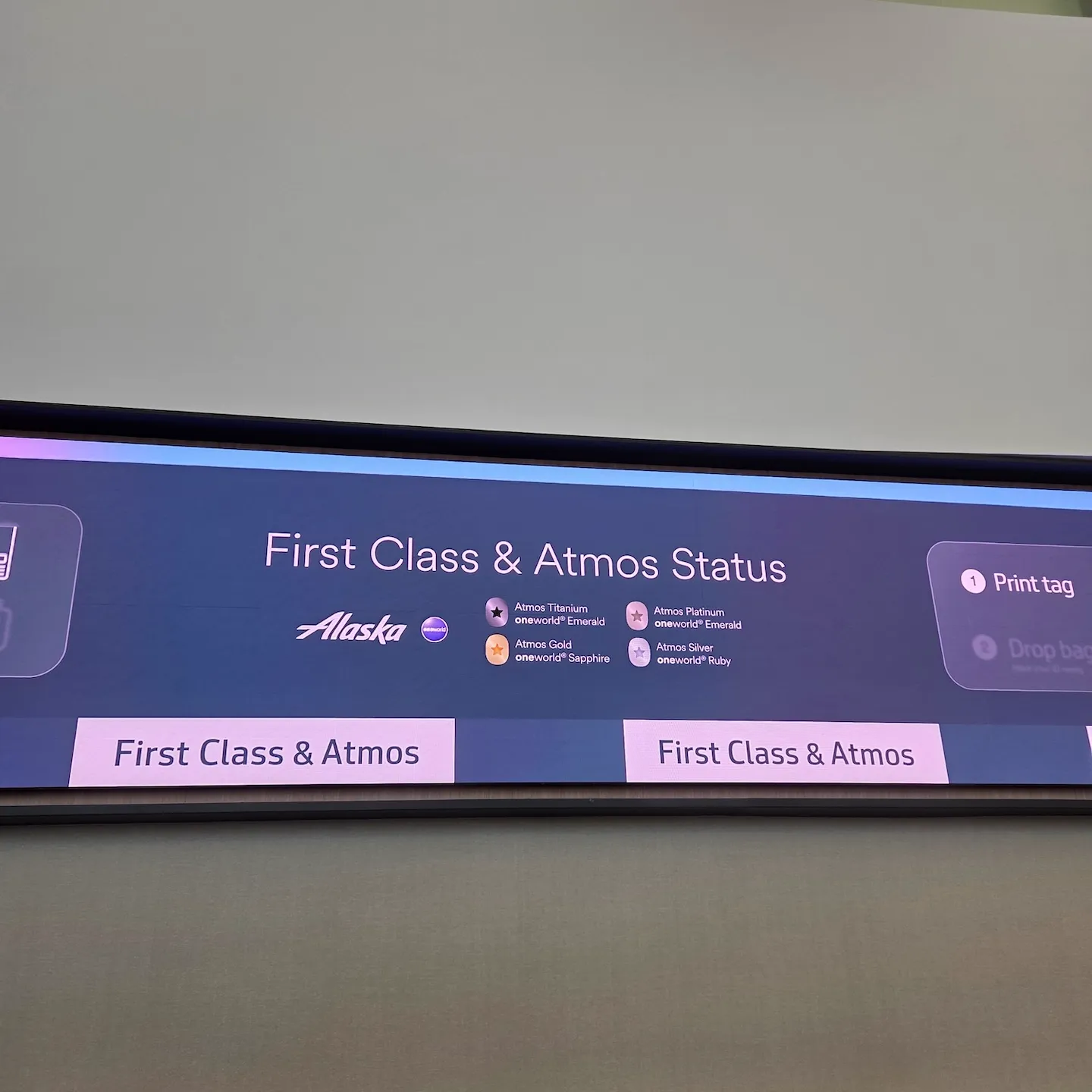 샌프란시스코 국제공항 알래스카 항공 체크인 카운터