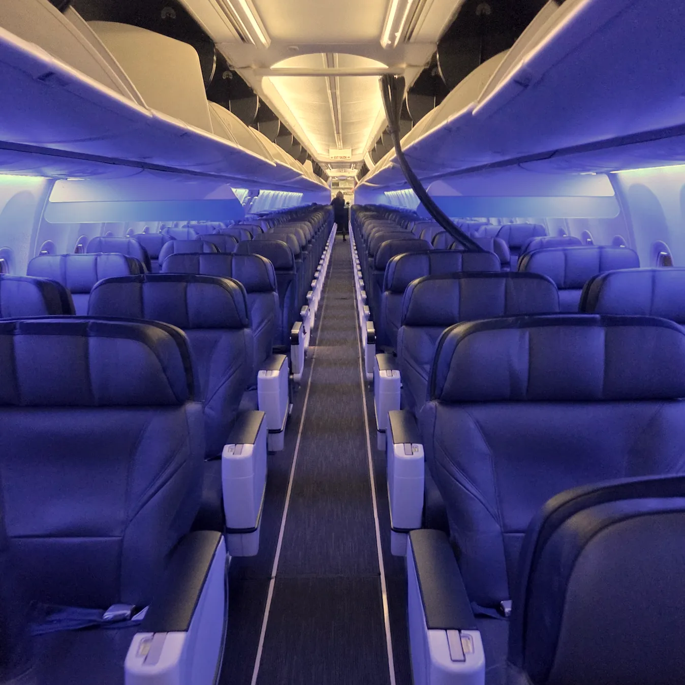 알래스카항공 AS534 샌프란시스코-오스틴 B737 국내선 퍼스트 좌석