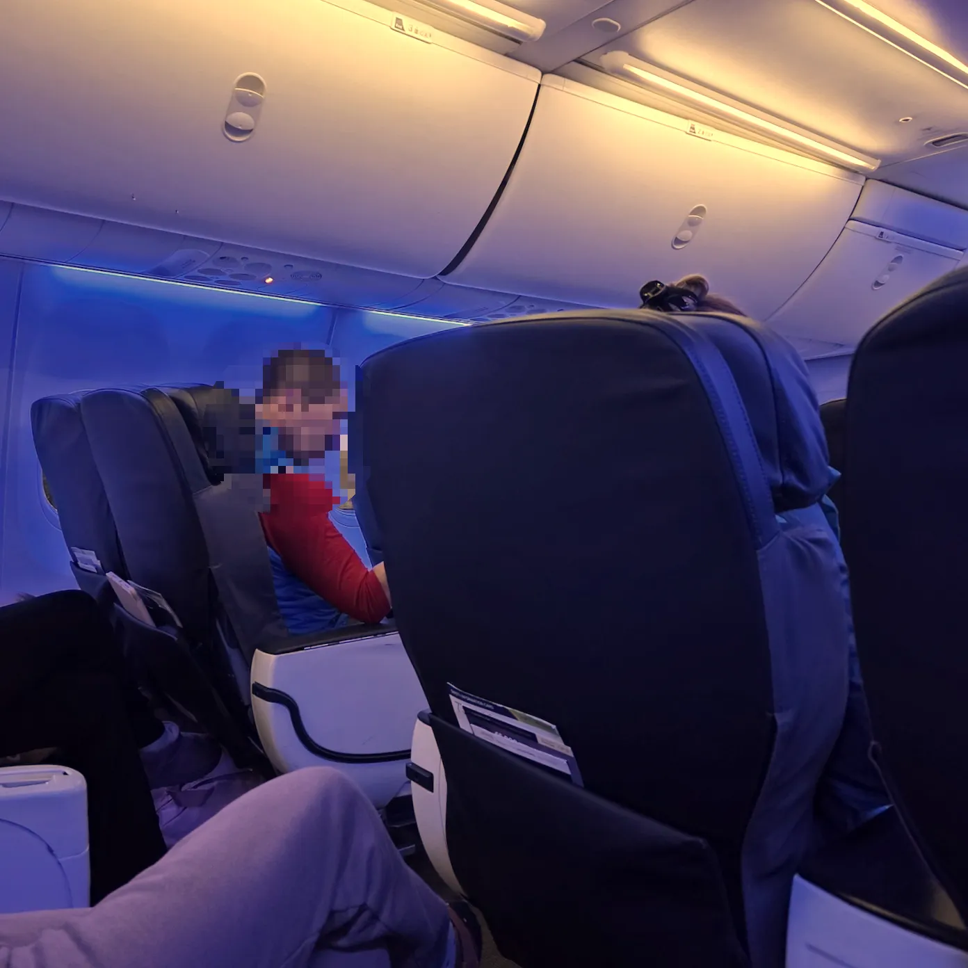 알래스카항공 AS534 샌프란시스코-오스틴 B737 국내선 퍼스트 좌석