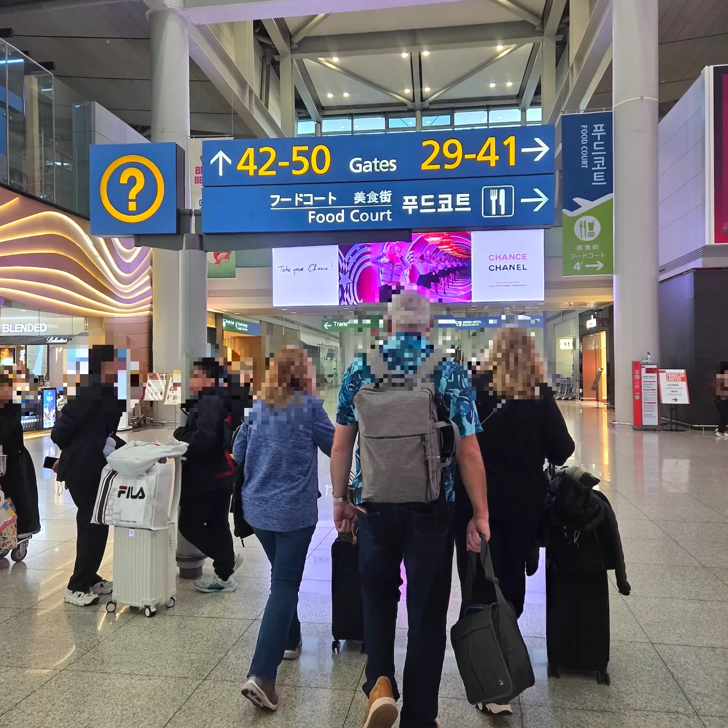 Concourse Walkway Leading to Gate 49 at Incheon Airport Terminal 1