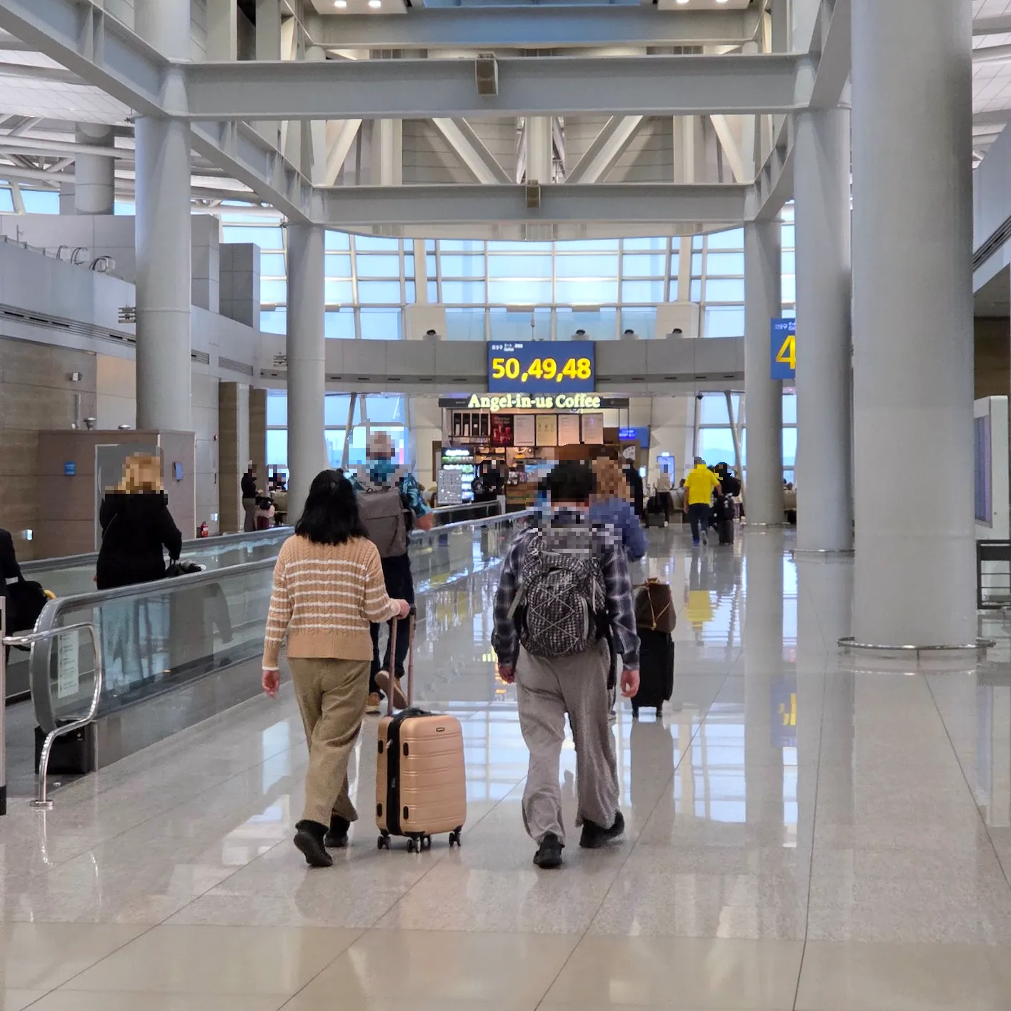 Concourse Walkway Leading to Gate 49 at Incheon Airport Terminal 1