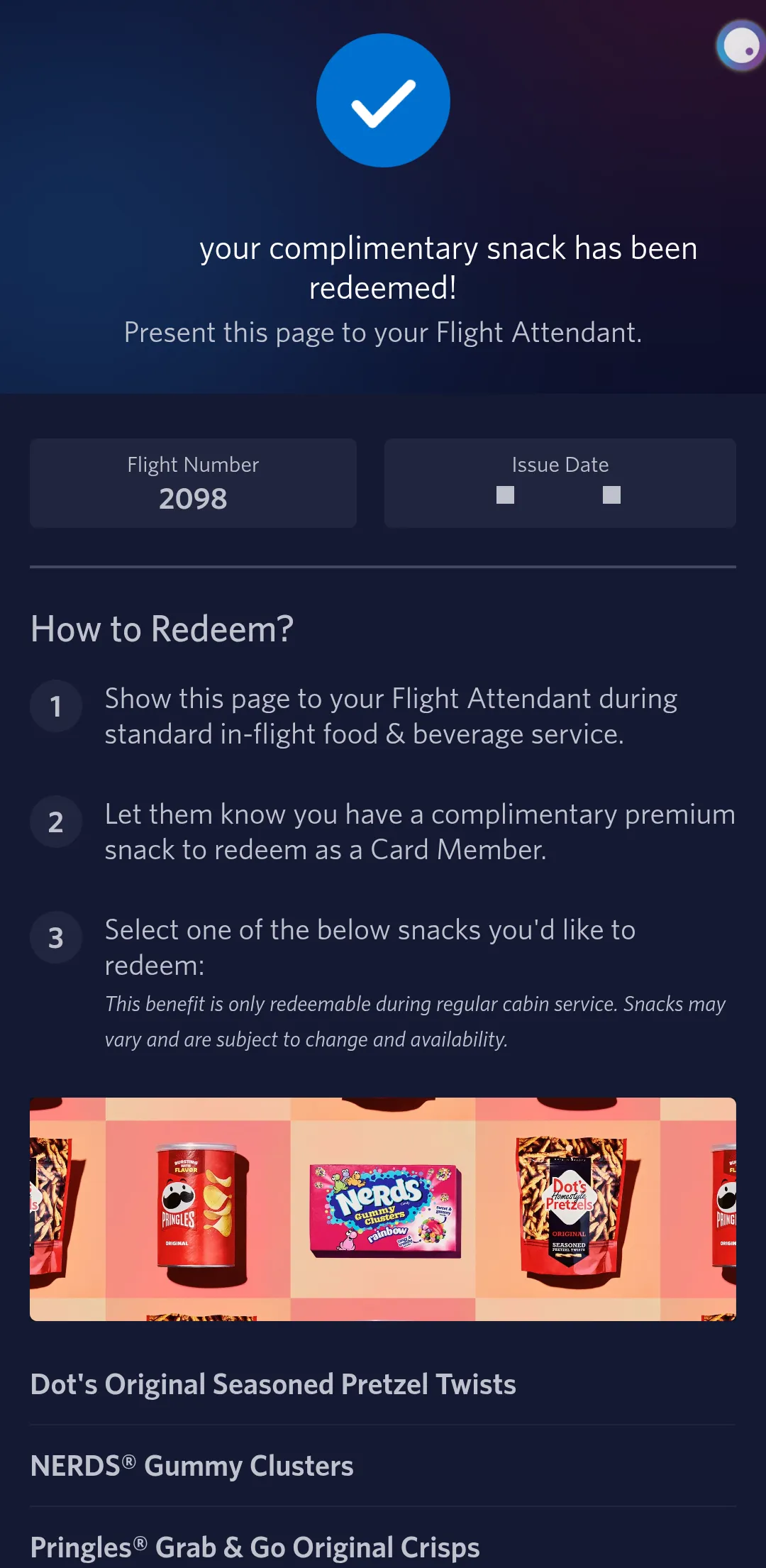 Various promotions offered via Delta Air Lines in-flight Wi-Fi