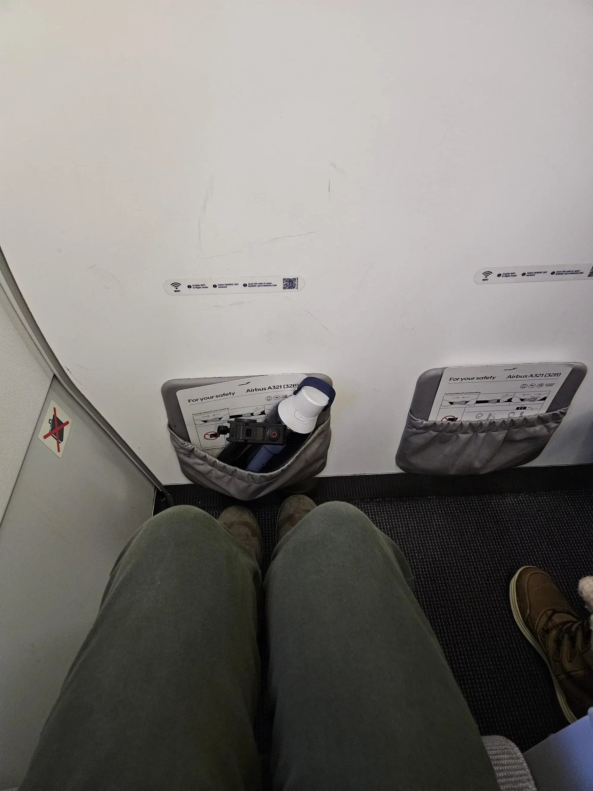 Finnair A321 Economy Bulkhead Seat