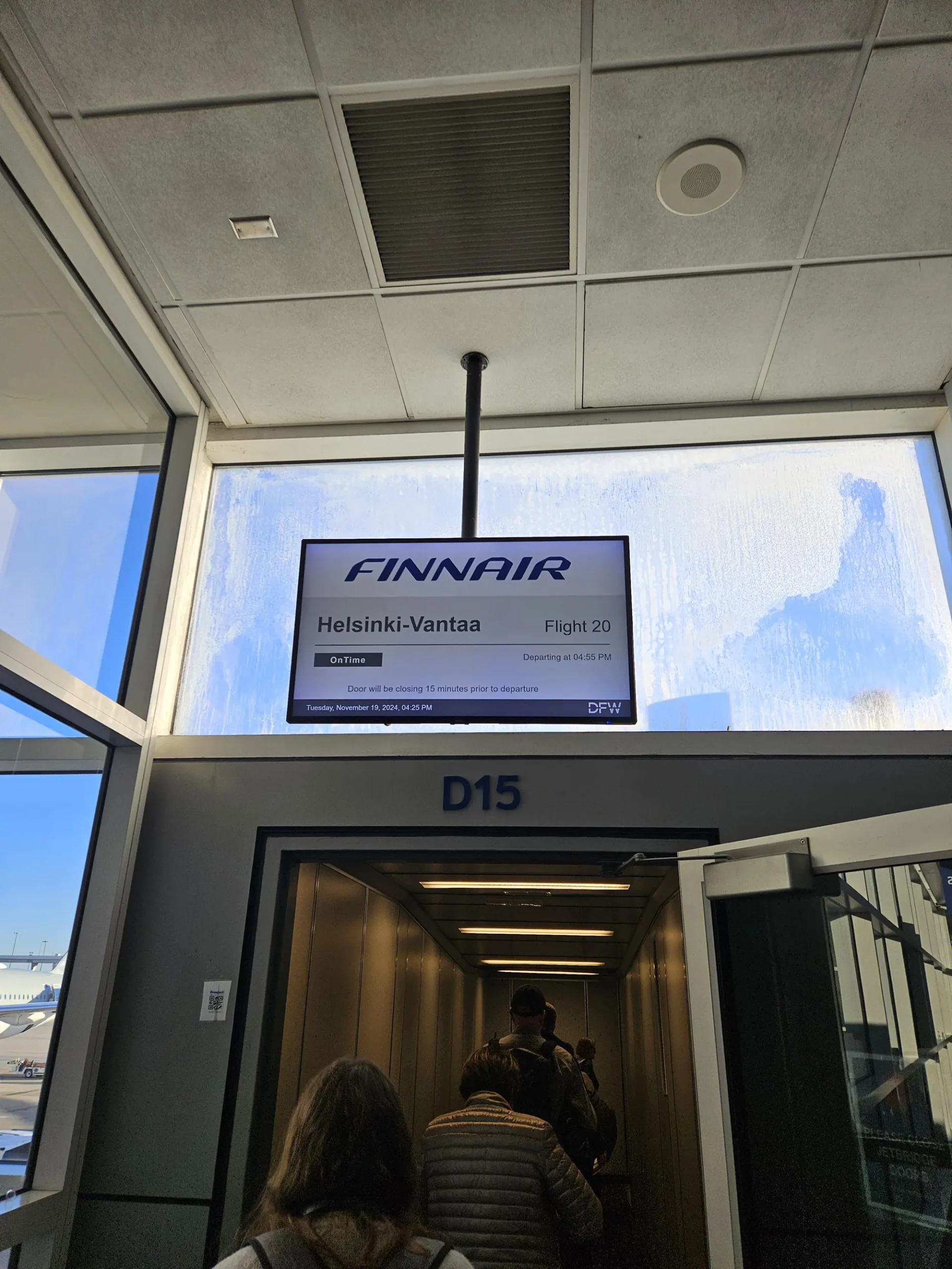 댈러스 포트워스 공항 D15게이트
