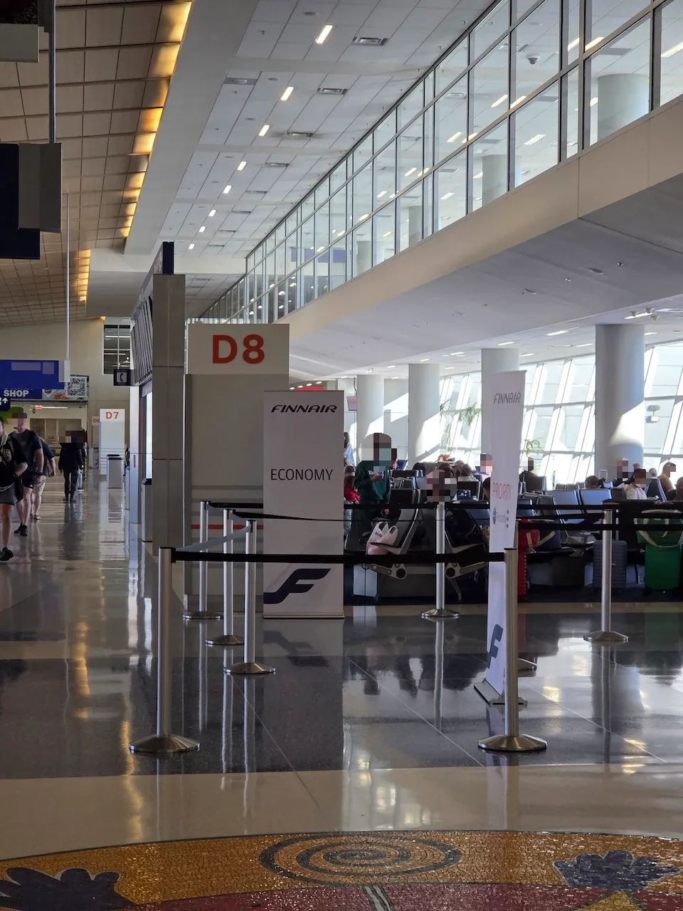 댈러스 포트워스 공항 D터미널 게이트 D8