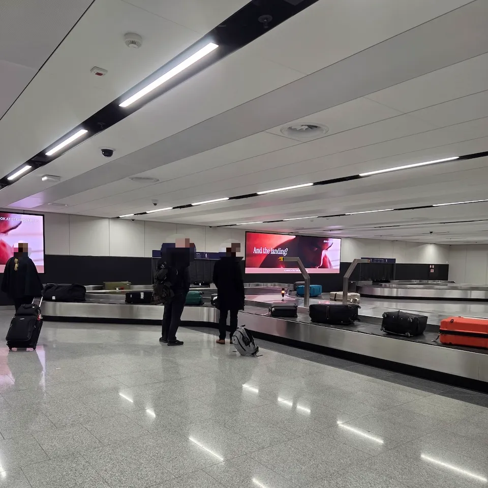 헬싱키 반타 공항 수하물 수취대