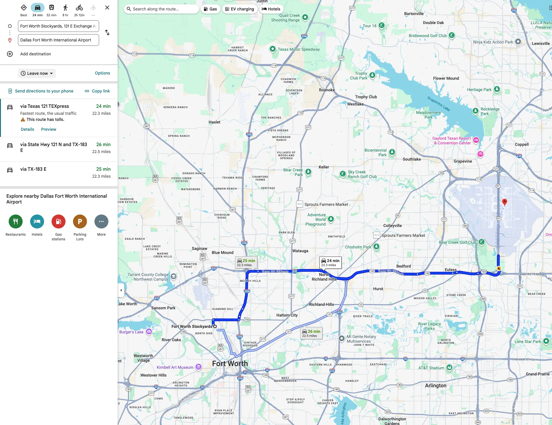 호텔 드로버 오토그래프 컬렉션 가는 길 1, image courtesy of Google Maps
