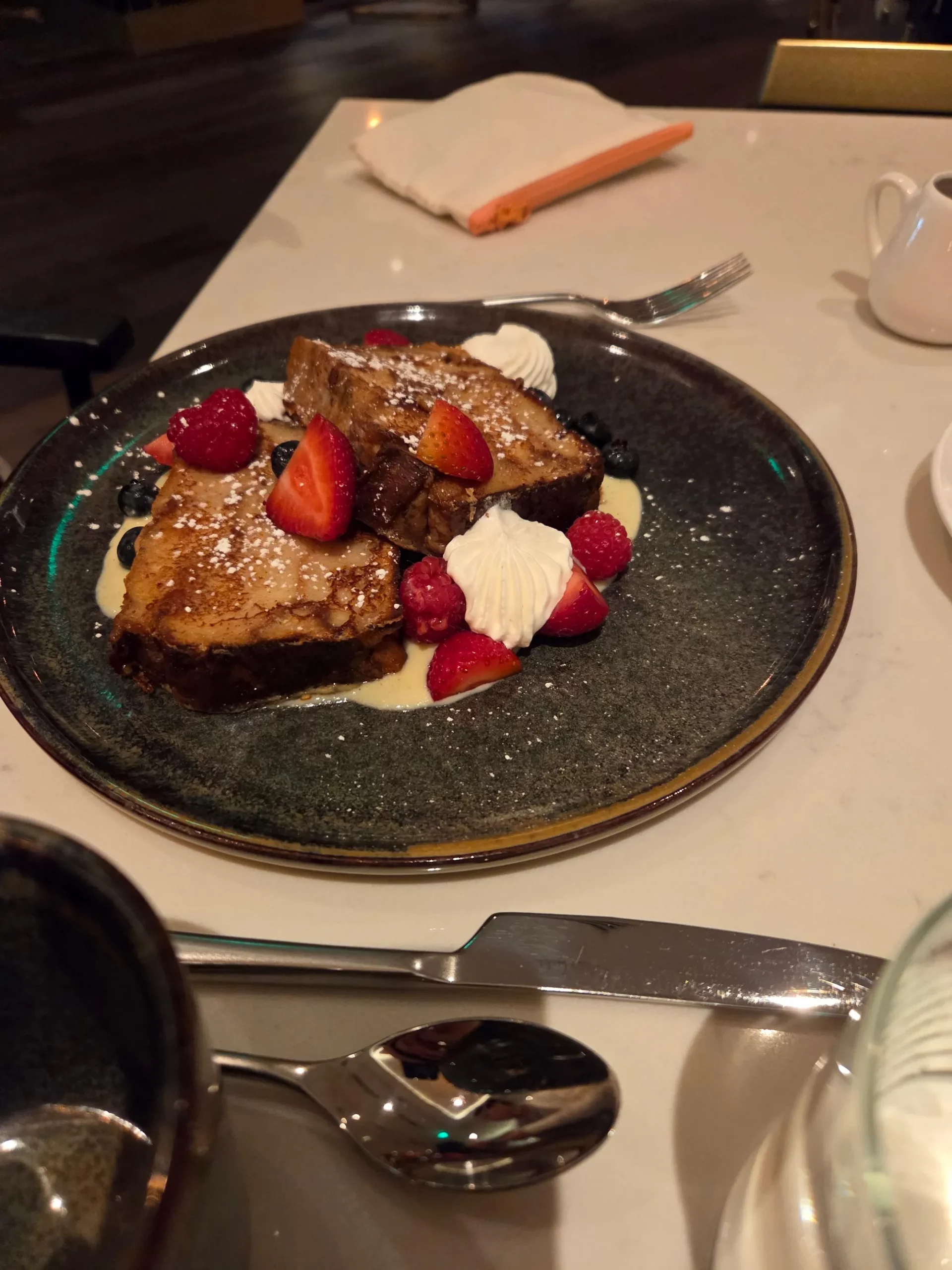 인터컨티넨탈 샌 안토니오 리버워크 조식당 Cavalier 메뉴