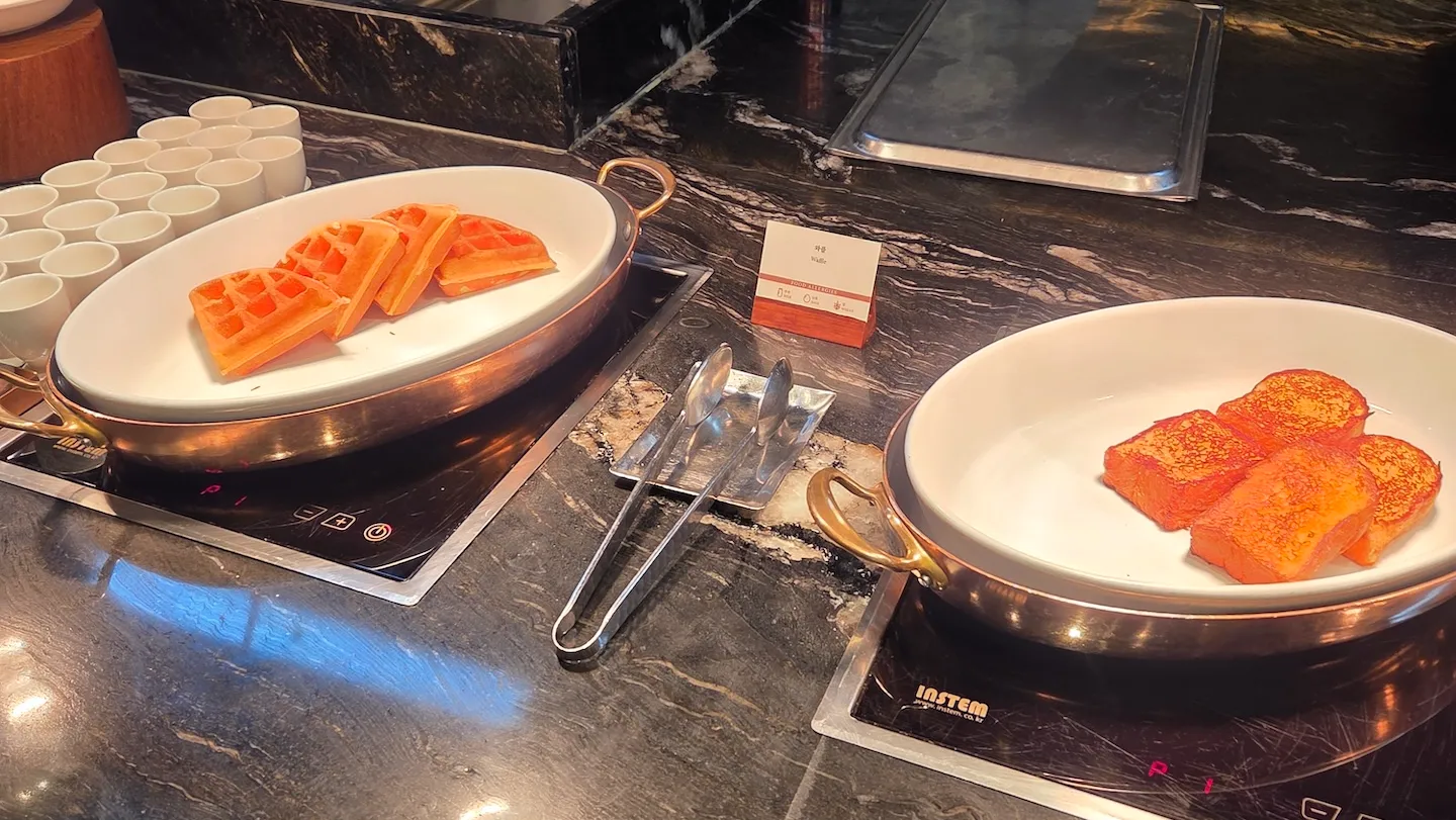 조선 팰리스 콘스탄스 양식 메뉴