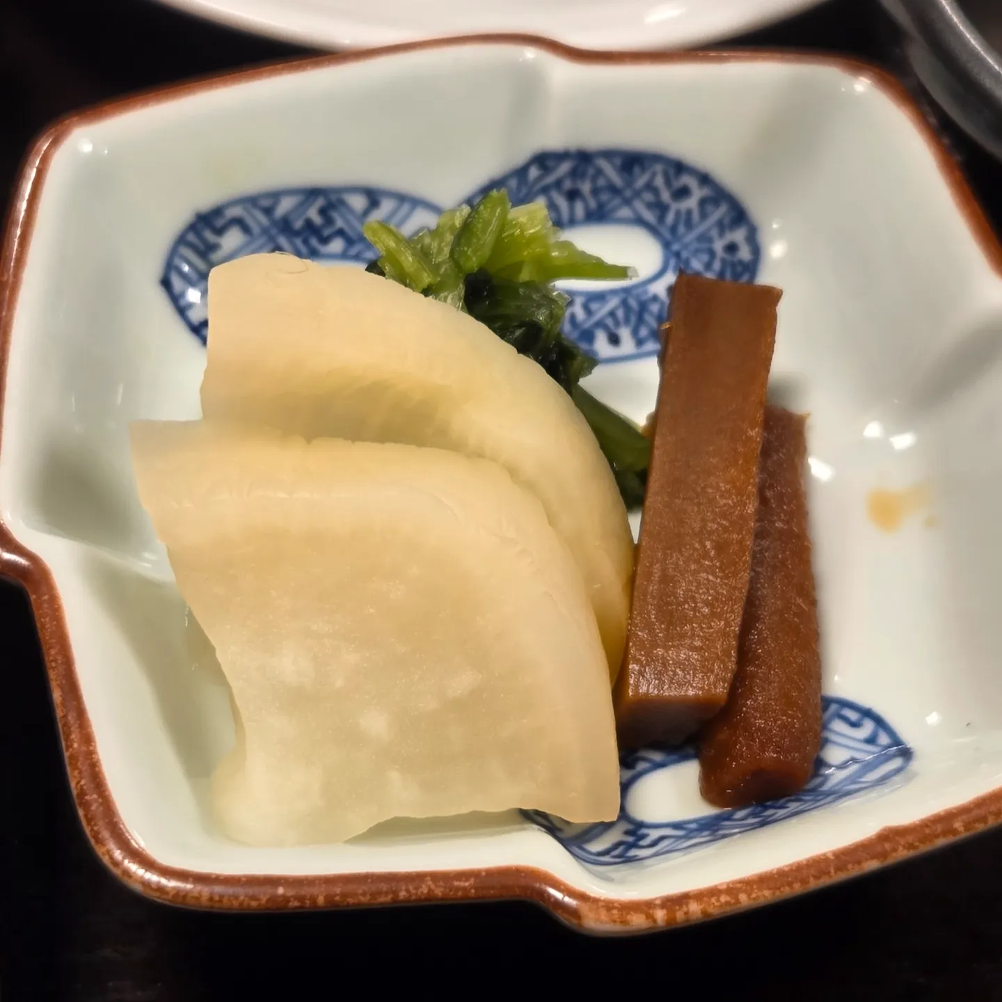Jozankei Yuraku Soan Breakfast Miso Soup and Pickled Vegetables