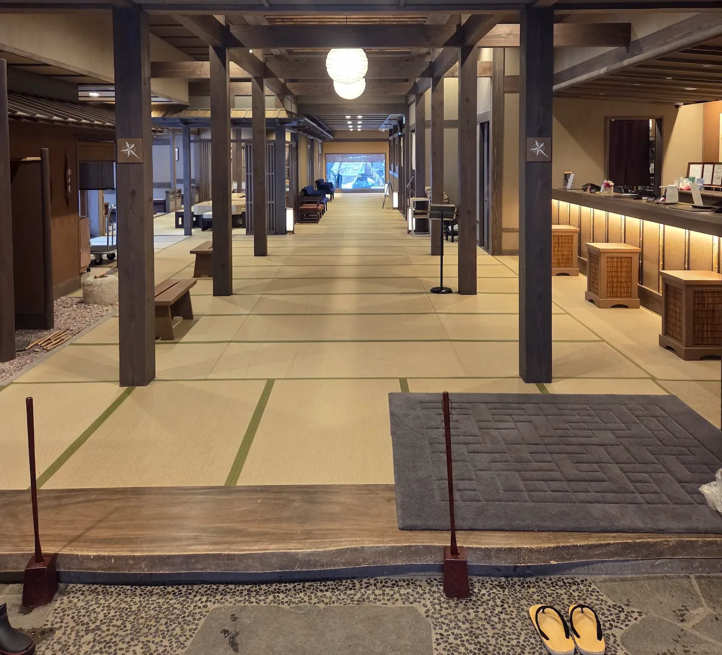 Jozankei Yuraku Soan Lobby Lounge Relaxation Area
