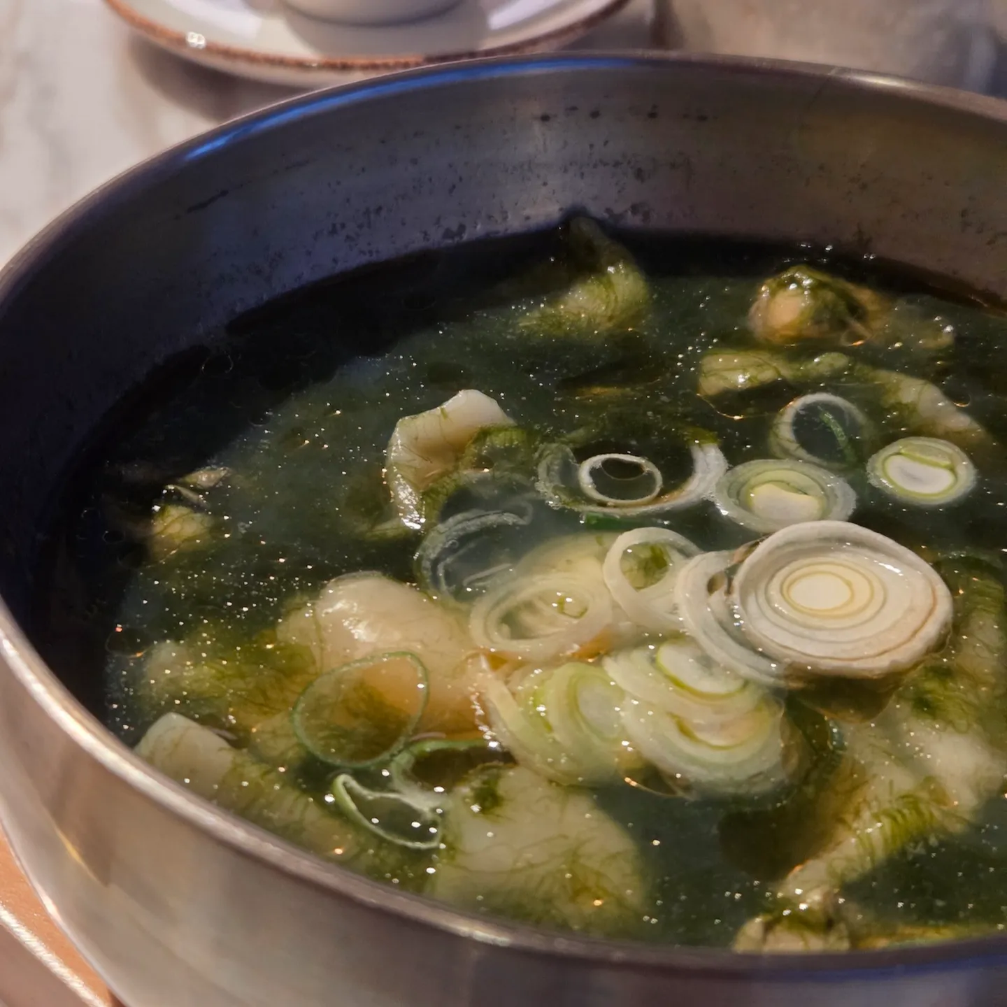 JW 메리어트 제주 리조트 & 스파 아일랜드 키친 조식, 매생이 굴 수제비