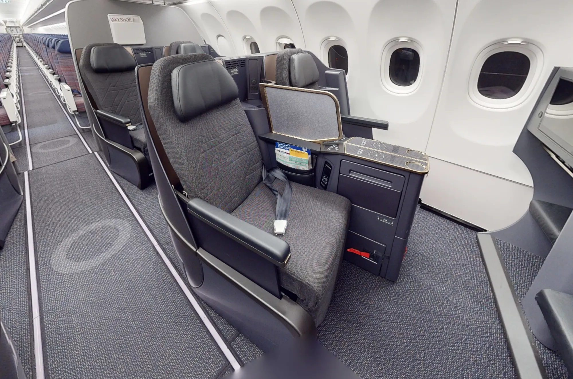 대한항공 공식 홈페이지에서의 A321NEO 프레스티지 클래스 캐빈 (c) kr.koreanair.com