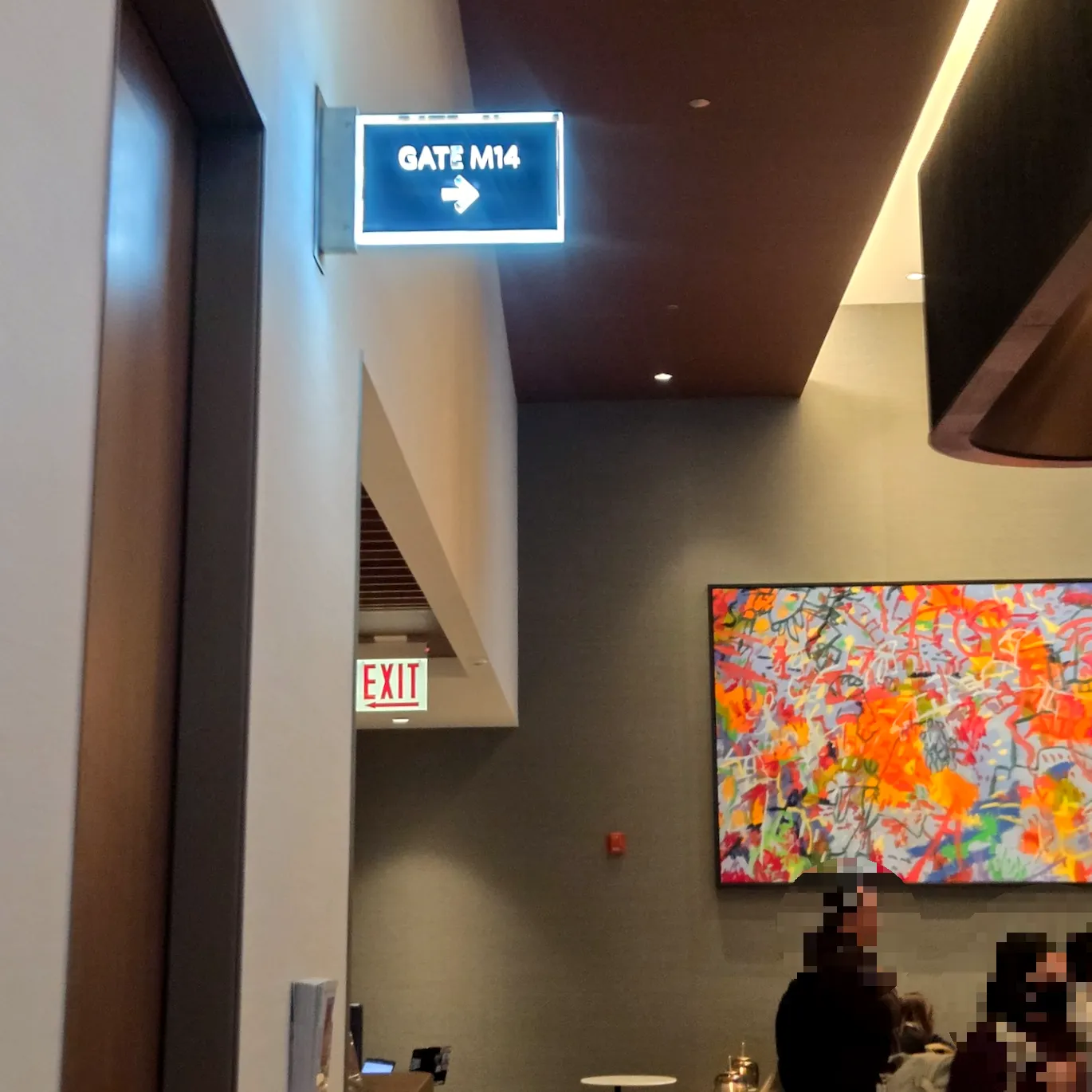Gate M14 Connected to Delta Sky Club at Chicago O'Hare Airport Terminal 5