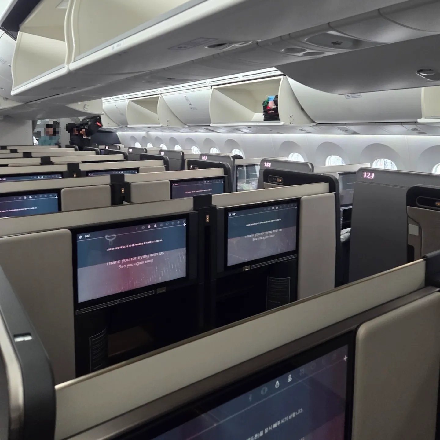 대한항공 B787-10 프레스티지 클래스 기내
