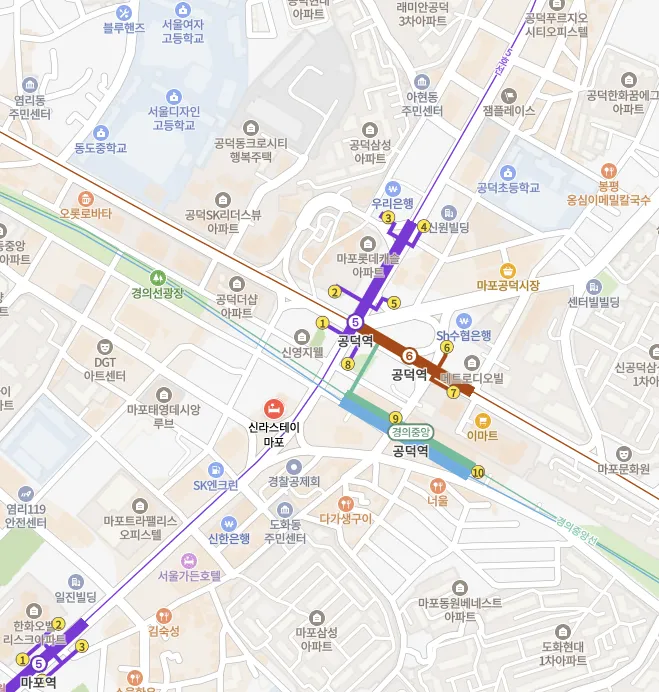 신라스테이 마포 위치 (c) map.naver.com