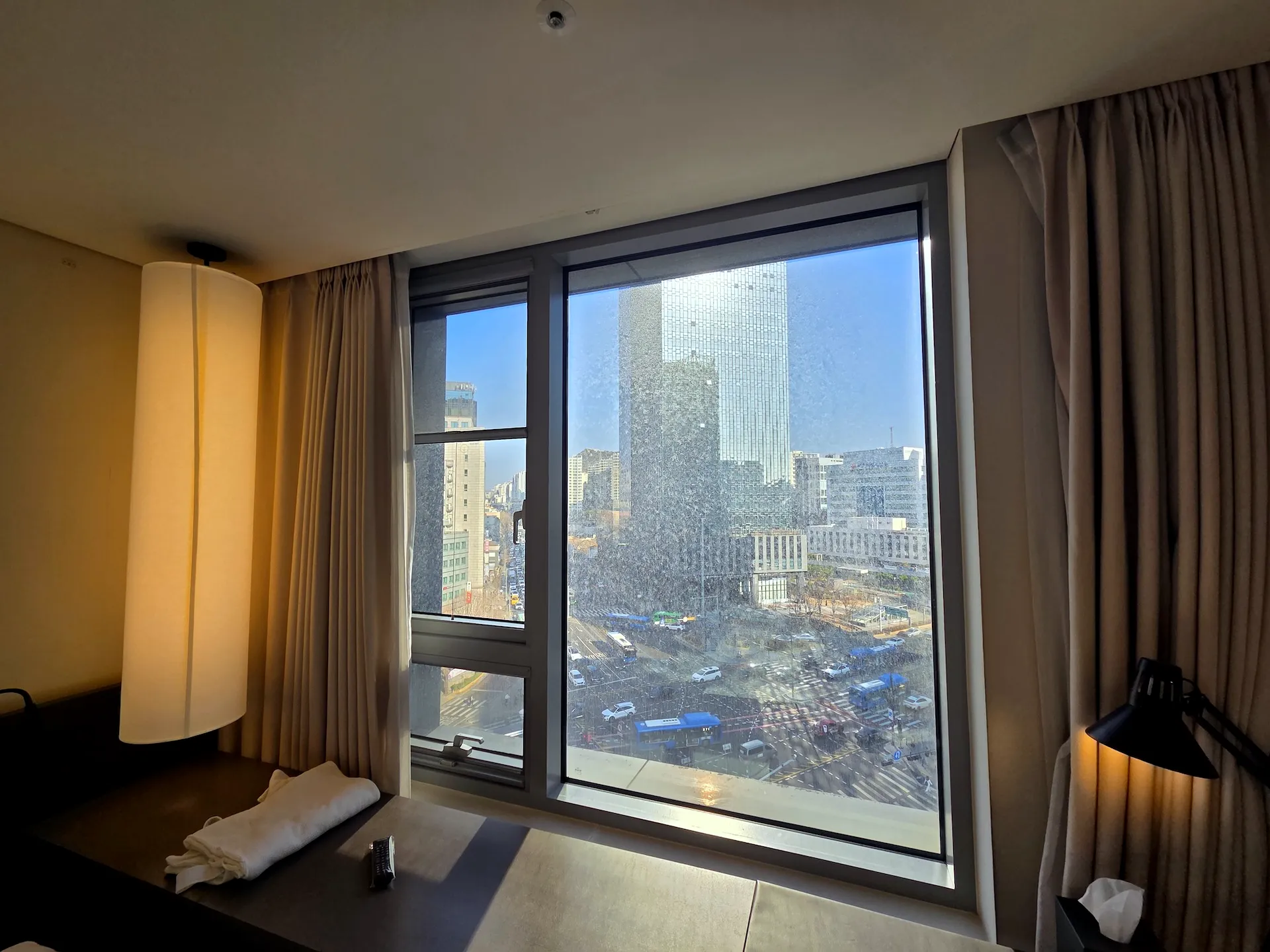 City view of Shilla Stay Seodaemun Standard Twin Room