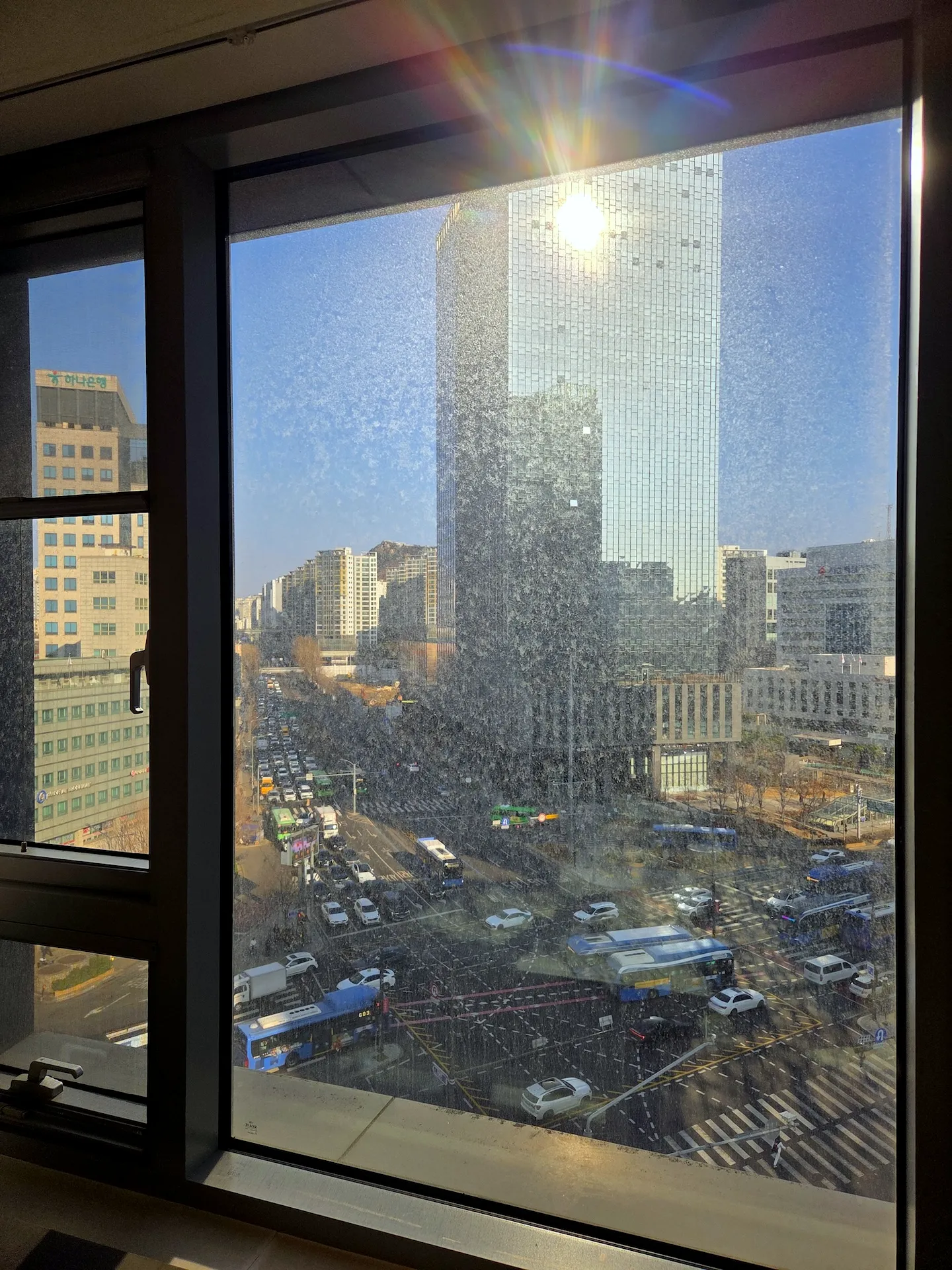City view of Shilla Stay Seodaemun Standard Twin Room
