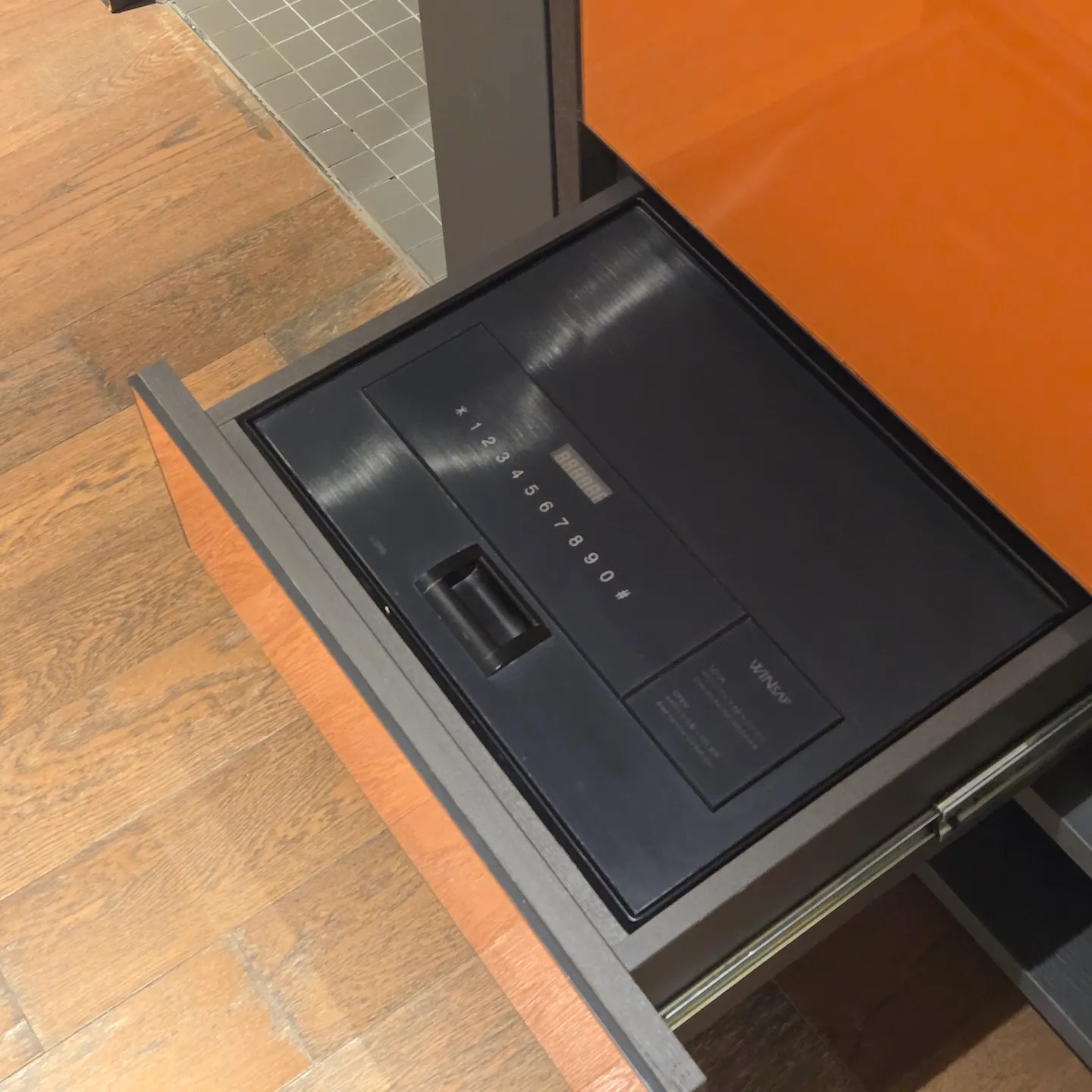 Fridge and safe in Shilla Stay Seodaemun Standard Twin Room